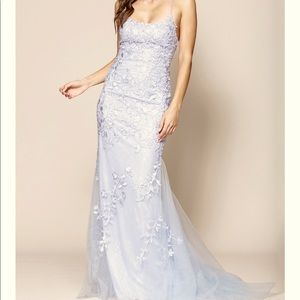 Lt. Baby Blue Formal Dress: Size 2